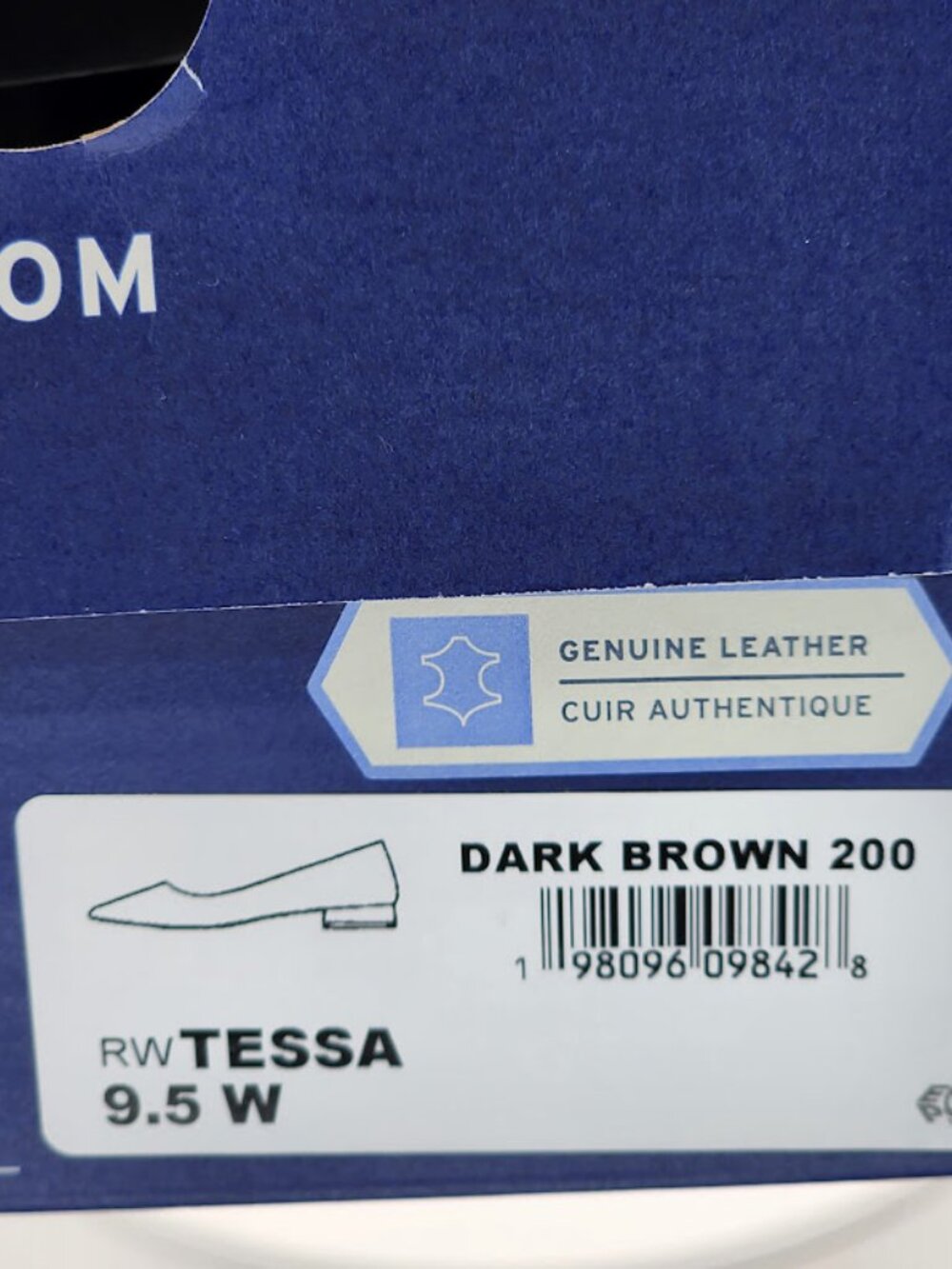 Rockport Tessa Women's Flat Shoes Dark Brown Suede Low Heel Pumps Size 9.5 - Picture 10 of 10